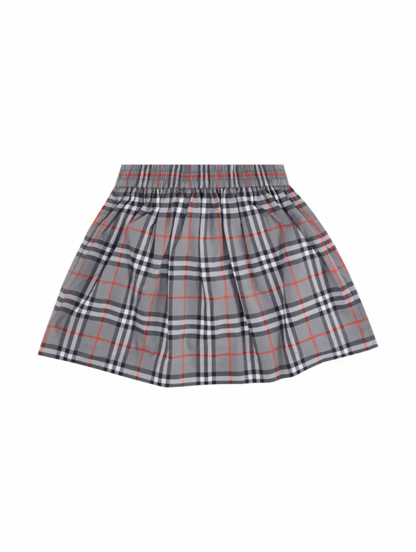 

Расклешенная юбка Check Diamond Burberry, мультиколор