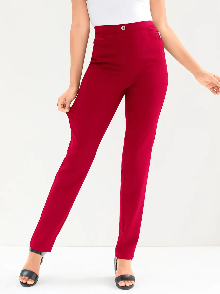 

Эластичные брюки Classic Basics, красный