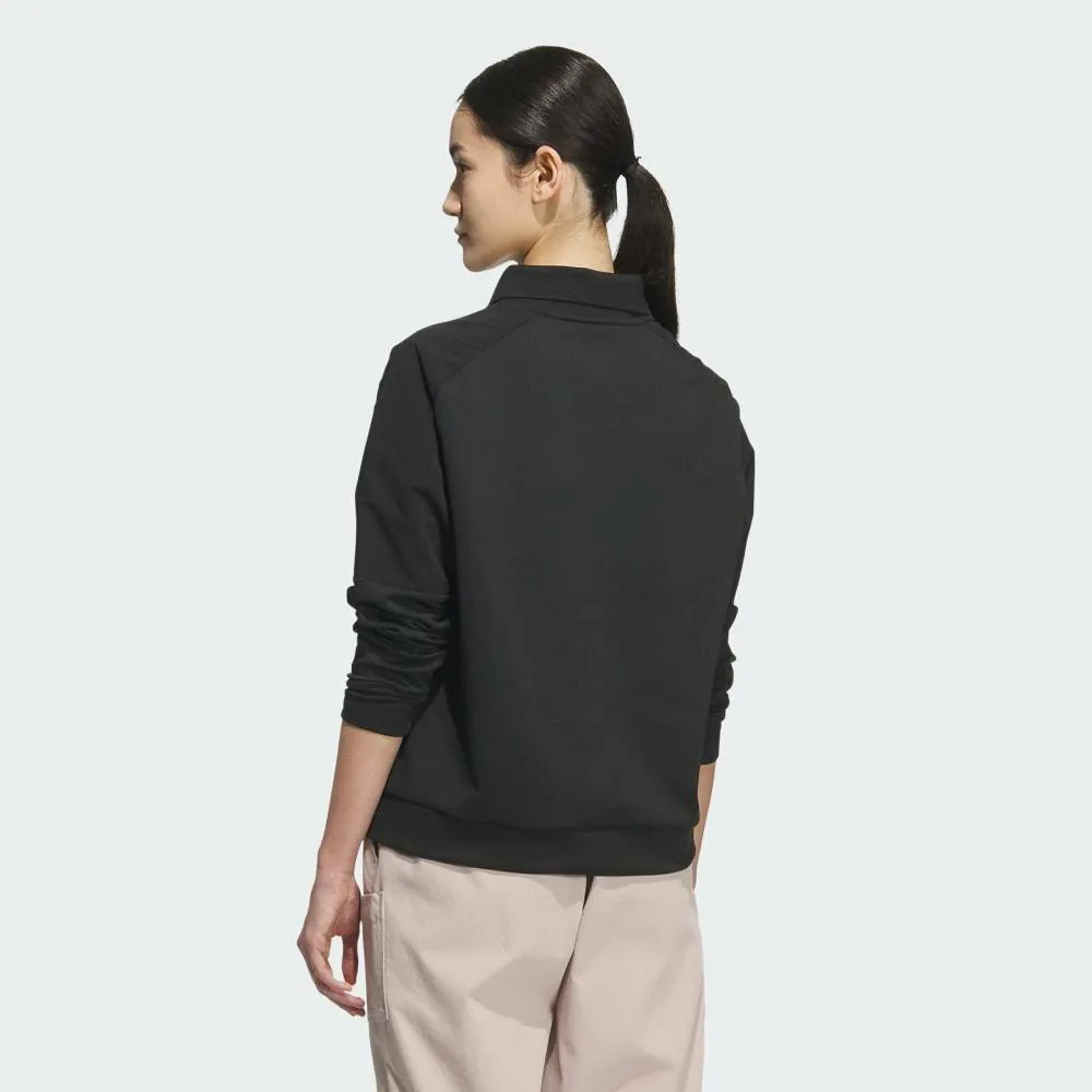 Толстовка с длинным рукавом Adidas для гольфа, цвет Black — фото 3