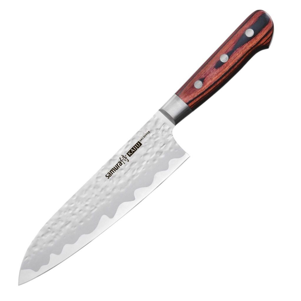 

Нож Samura Kaiju Bolster Santoku 180мм SKJ0095B