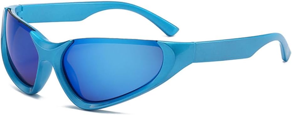 

Панк-солнцезащитные очки Y2K для женщин, для занятий спортом на открытом воздухе, винтажные очки для мужчин, для велоспорта и вождения, с защитой от УФ-излучения UV400 LANGSER, C5