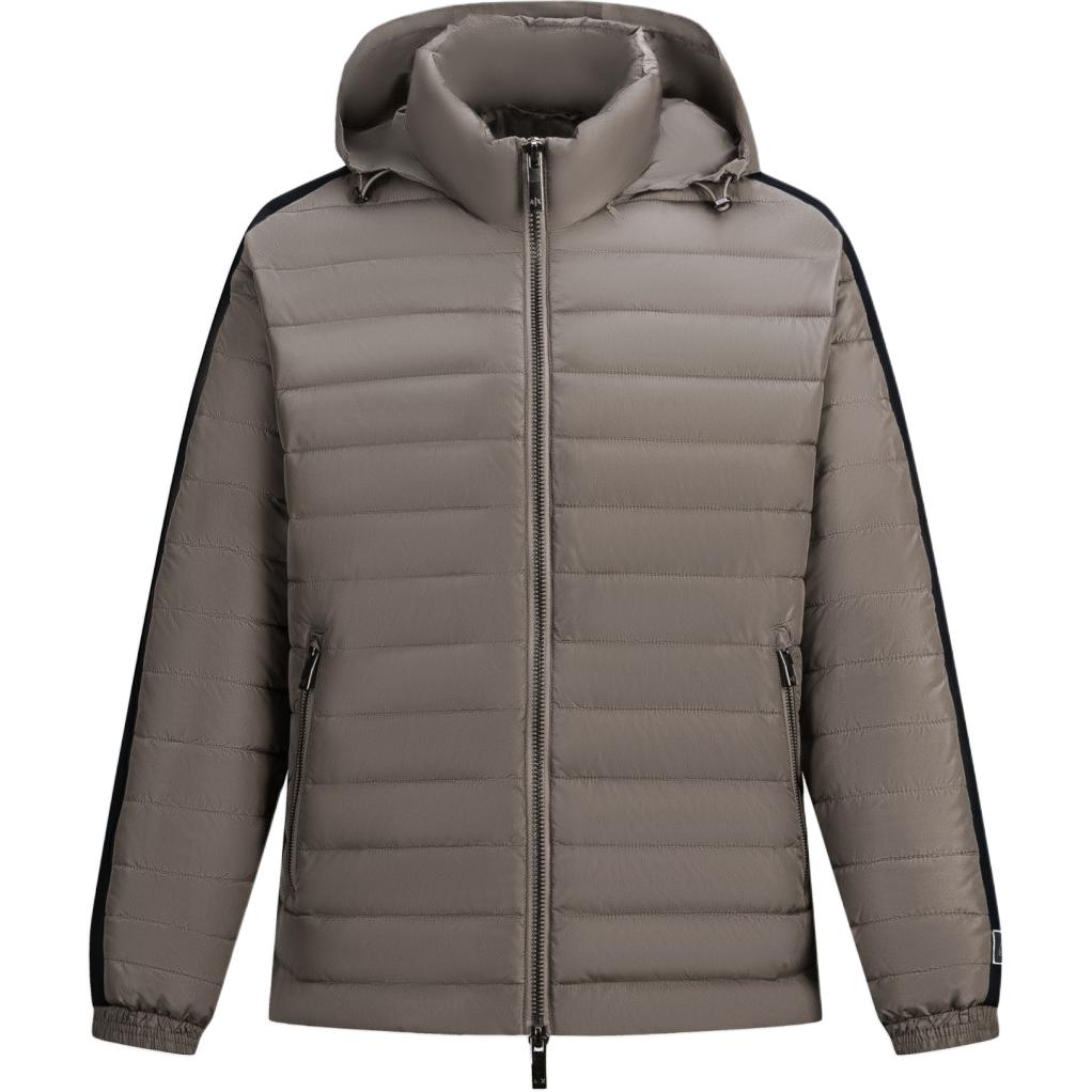 

Куртка пуховик мужская кофейная EMPORIO ARMANI, Коричневый, Куртка пуховик мужская кофейная EMPORIO ARMANI