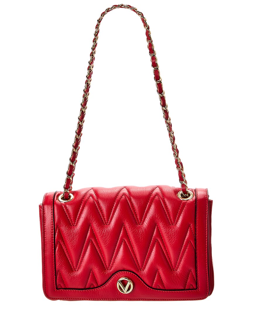 

Кожаная сумка через плечо Valentino by Mario Valentino Auror Diamond, красный
