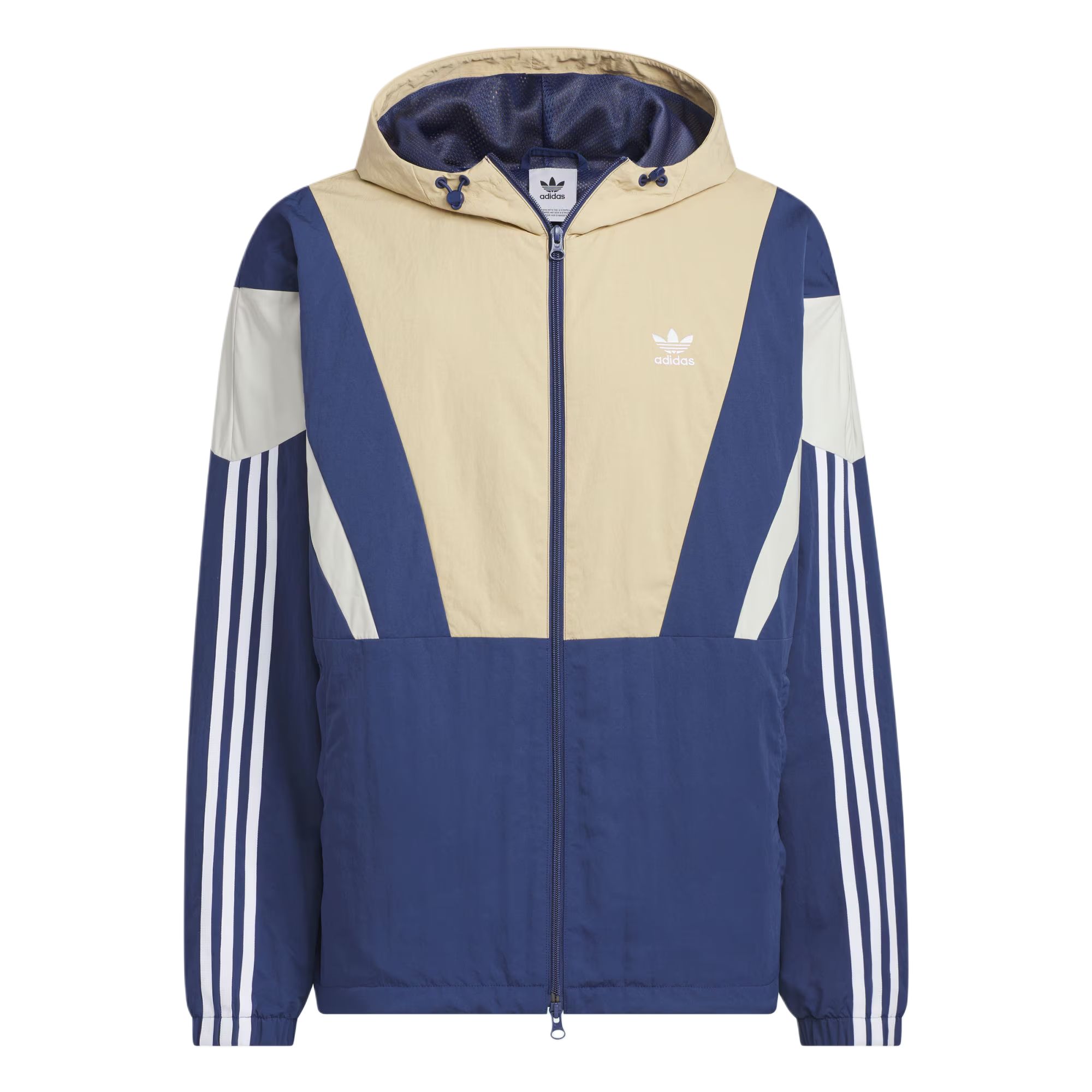 

Adidas Originals Ветровка Блок Мужская Льняная Хаки Коричневая/Технологический Индиго, Linen Khaki Brown/Technology Indigo