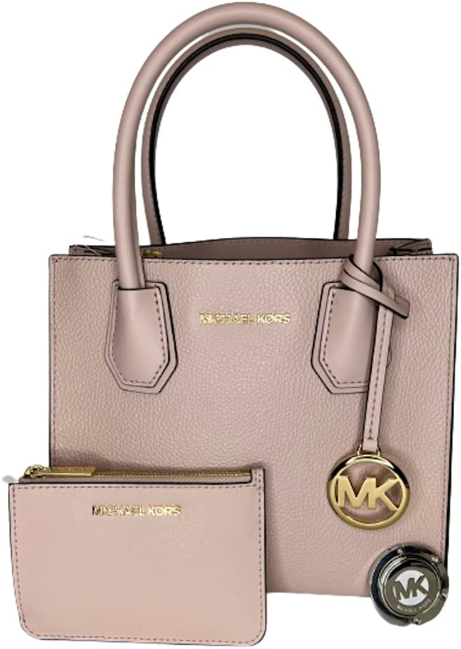 

Сумка Michael Kors MICHAEL Michael Kors Mercer MD Messenger bundled SM TZ Coinpouch Purse Hook (Powder Blush)