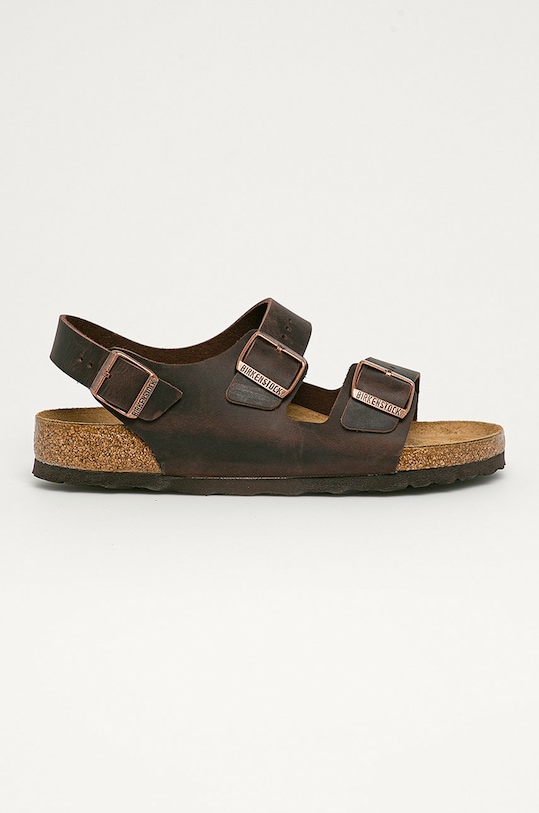 

Кожаные сандалии Milano Birkenstock, коричневый
