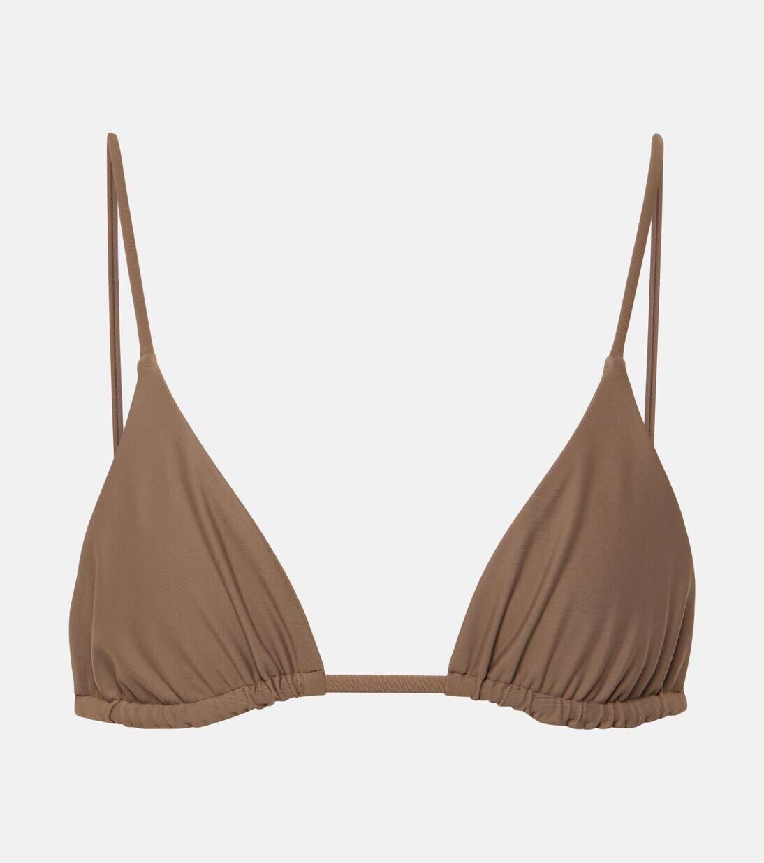 

Через бикини-топ Jade Swim, цвет nude