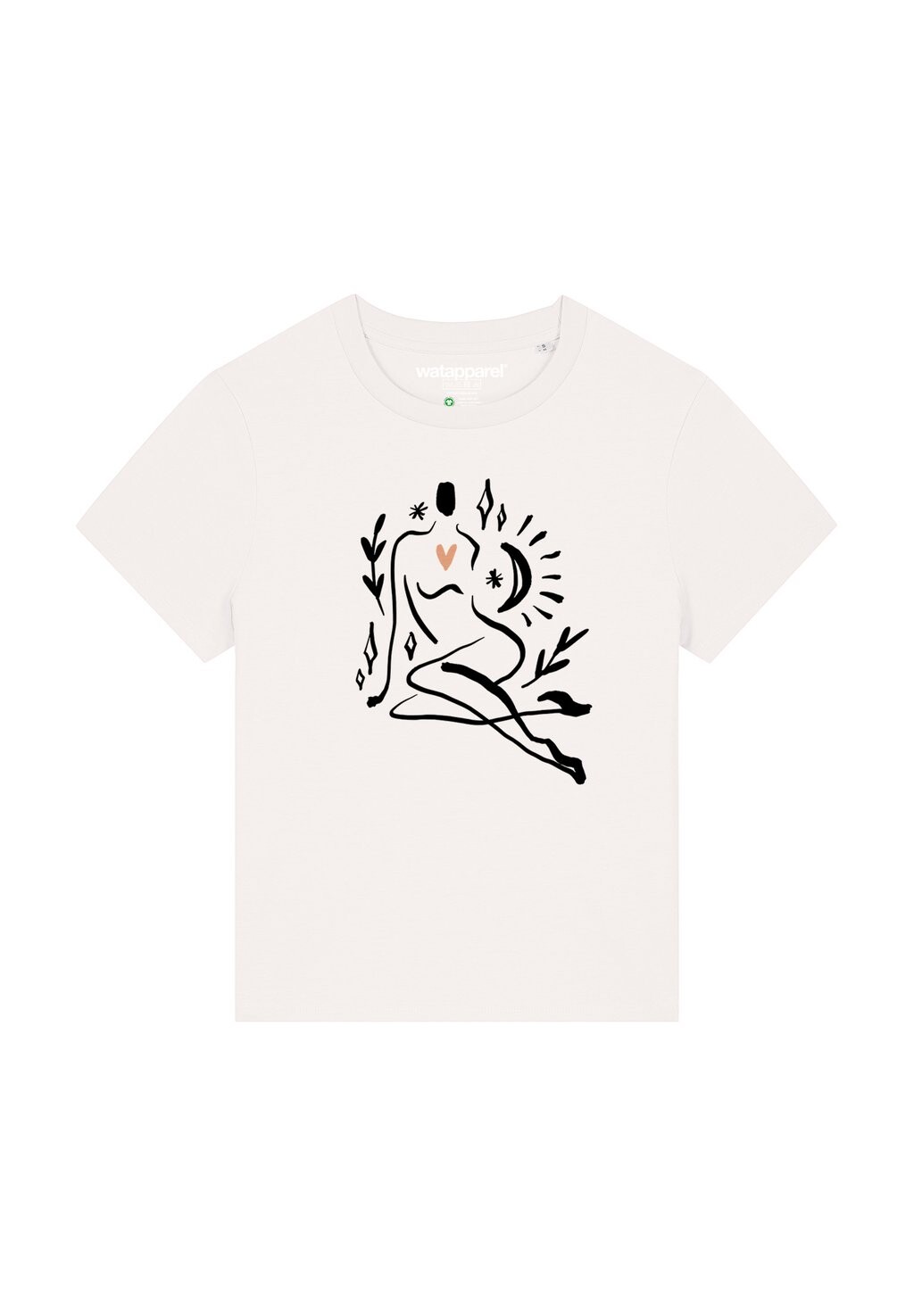 

Футболка с принтом SELF LOVE watapparel, белый
