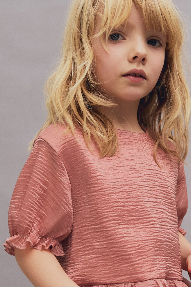 

Блузка с баской H&M, розовый