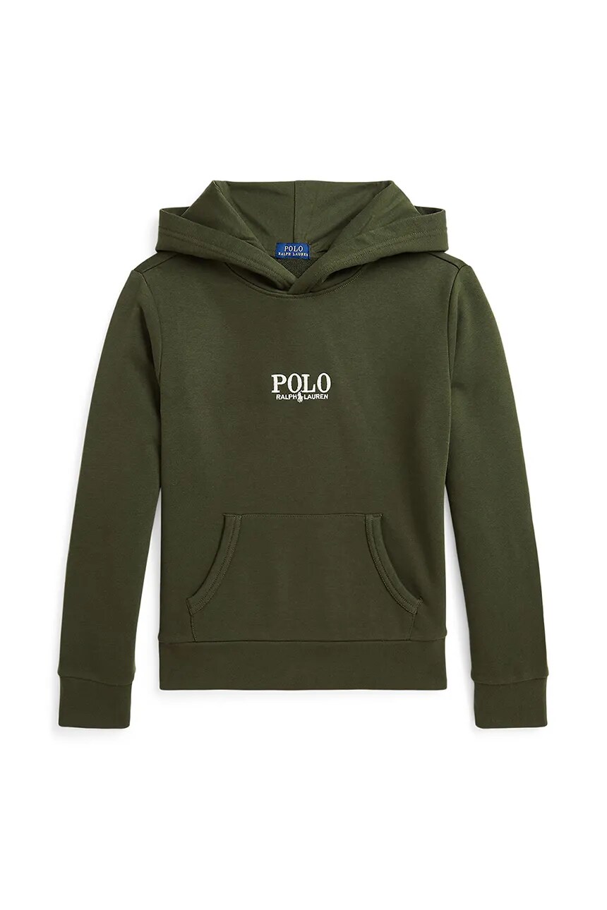 

Детская хлопковая толстовка Polo Ralph Lauren, зеленый
