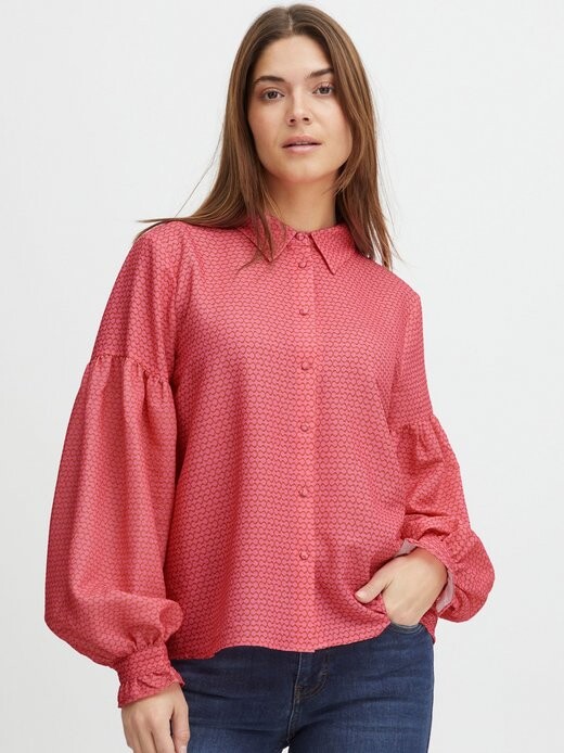 

Блузка с длинными рукавами pzsavino Pulz Jeans, розовый