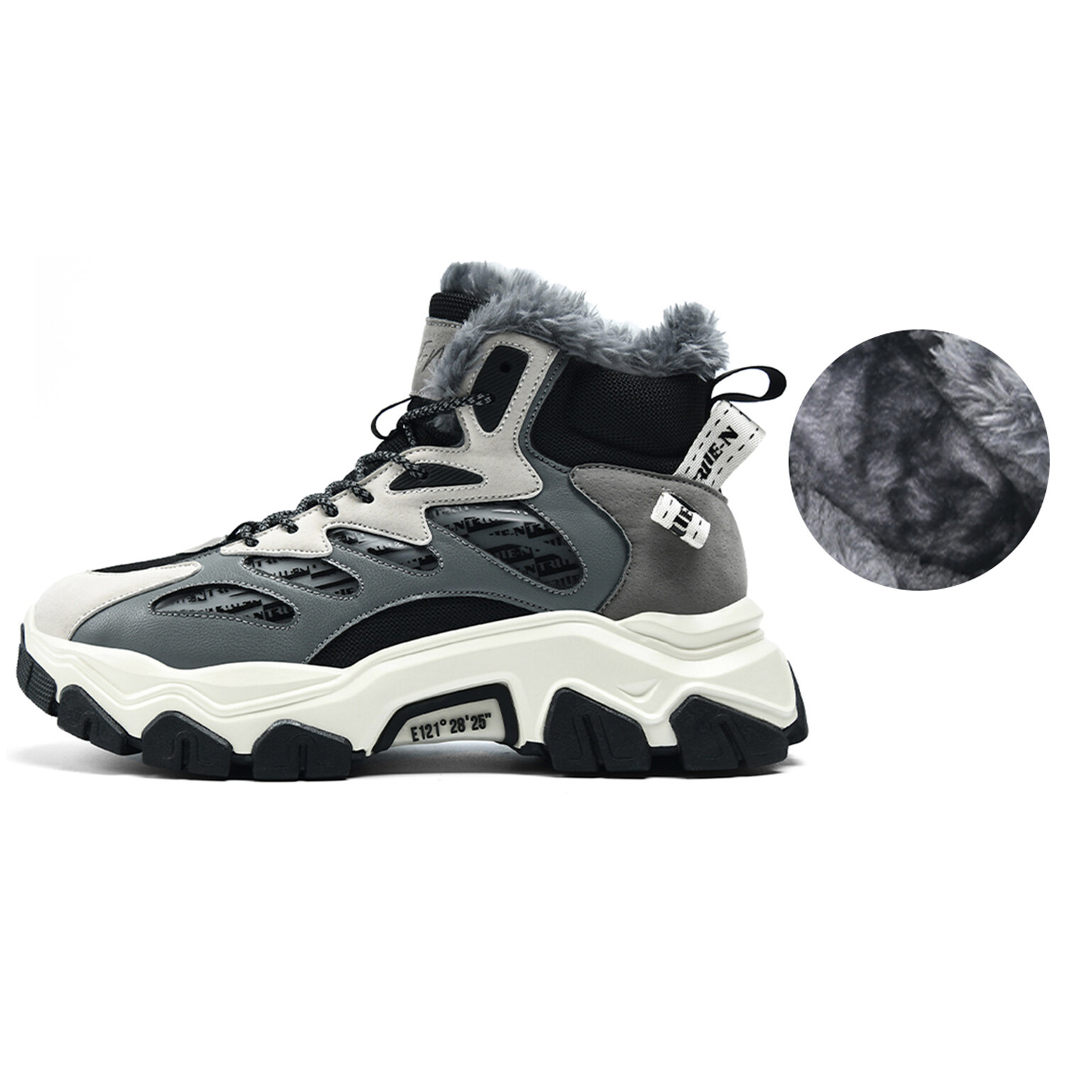 

Чжэньэн Снежные ботинки Мужские Черный Серый Белый Тру-Эн