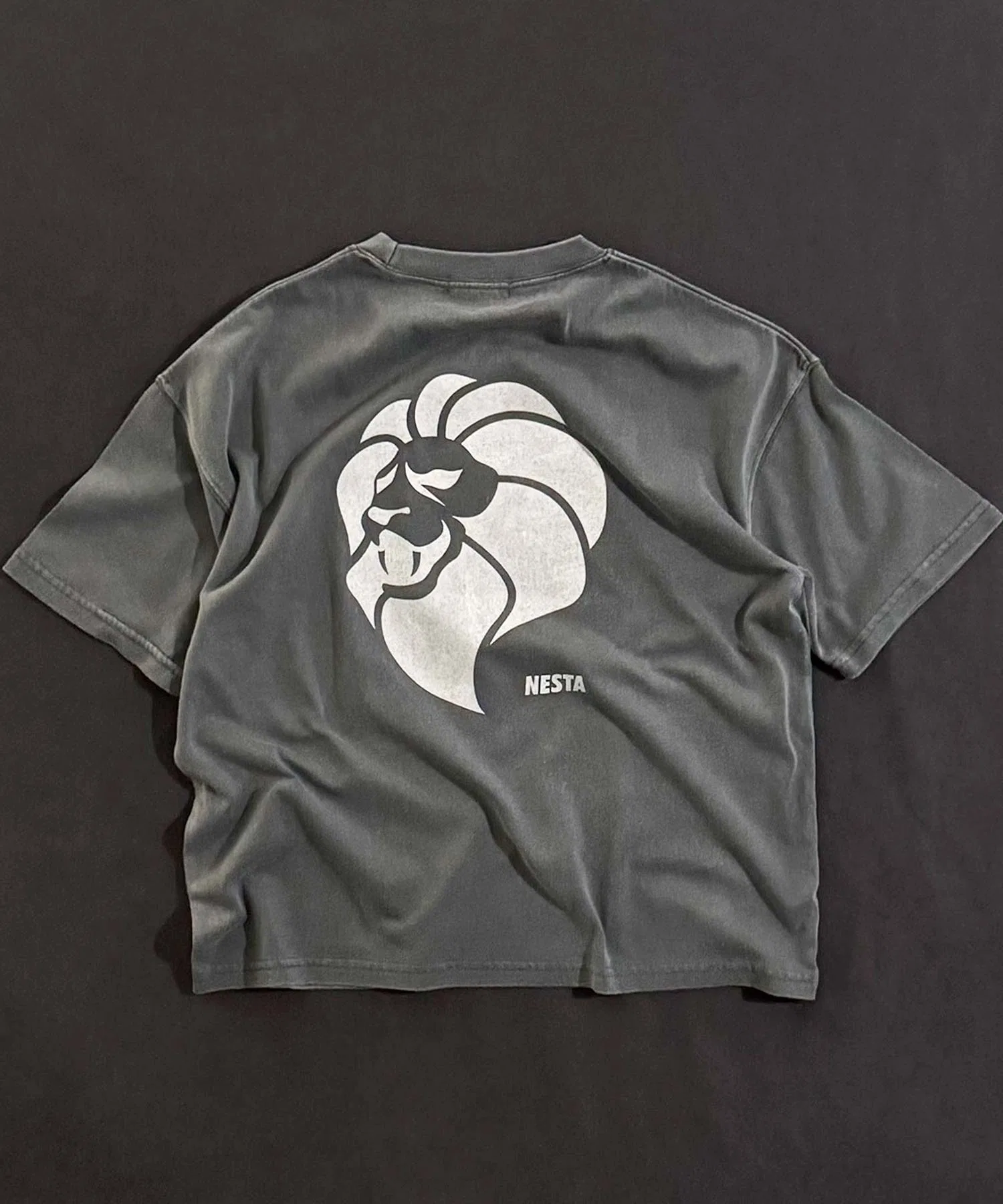 Детская футболка оверсайз THE CASUAL серая