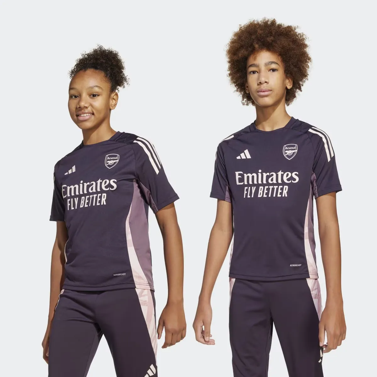 

Футболка детская тренировочная Adidas Tiro 24 Arsenal, фиолетовый