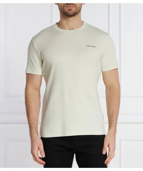 

Футболка Slim fit Calvin Klein, зеленый