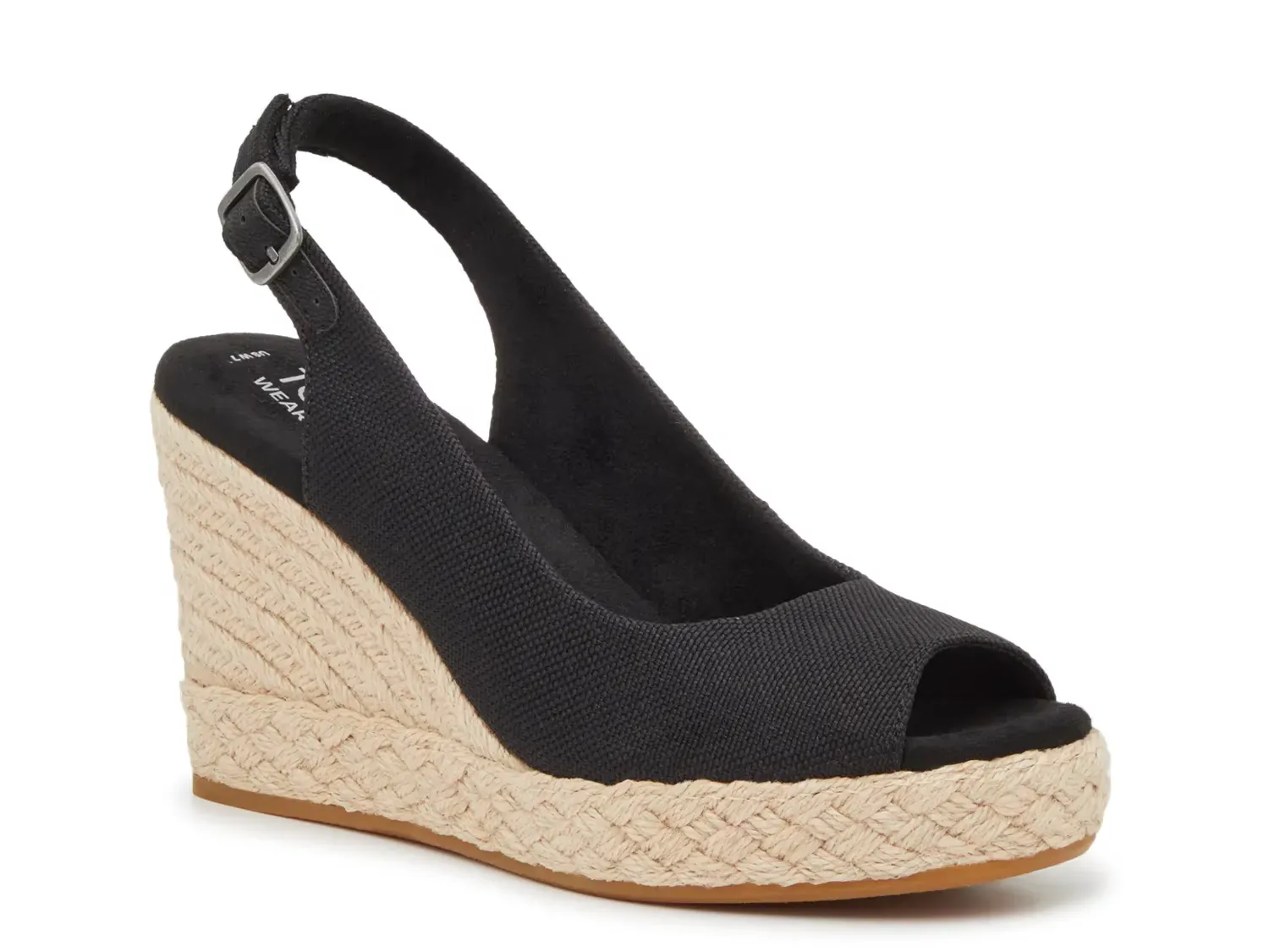 Camilla Wedge Сандалии Toms, Black