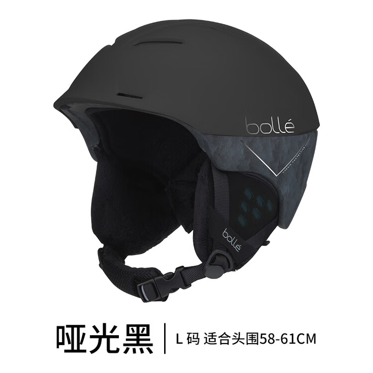 

Rossignol Горнолыжный шлем для сноуборда и горных лыж взрослый противоударный шлем, защитное снаряжение матовый черный SYNERGY L