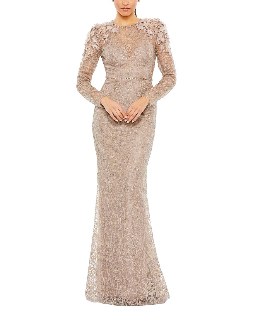 

Платье для трубы Mac Duggal, серо-коричневый