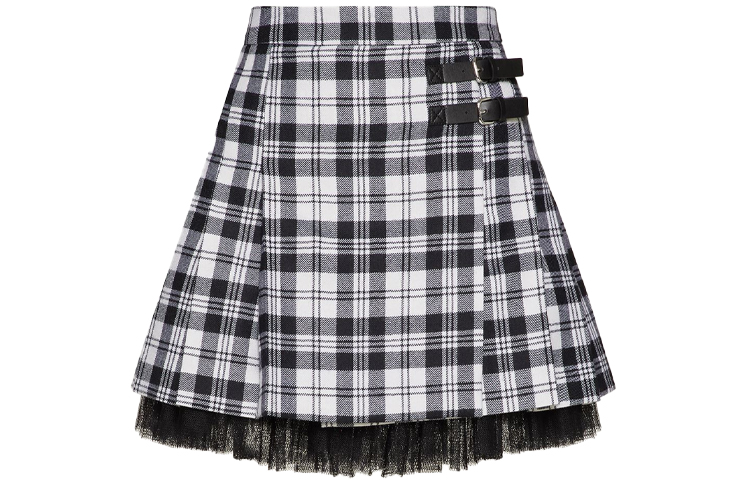 

Повседневная короткая юбка женская черная RED VALENTINO