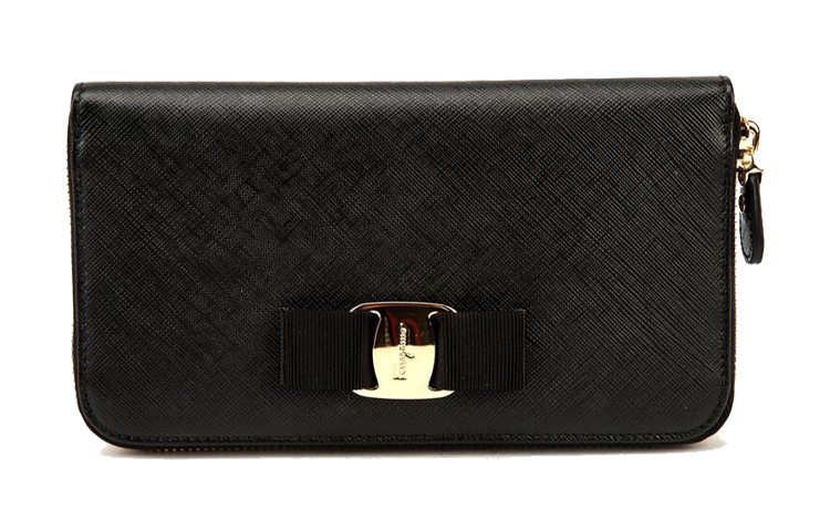 

Ferragamo Кошелек из коровьей кожи для женщин, черный