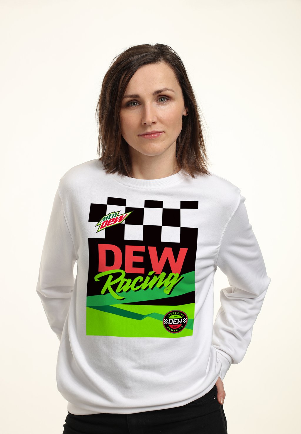 

Толстовка MOUNTAIN DEW RACING Henry Tiger, белый