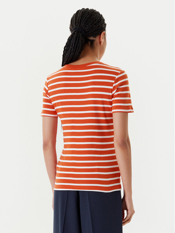 Облегающая футболка New Cody WW0WW40584 Tommy Hilfiger, оранжевый — фото 3
