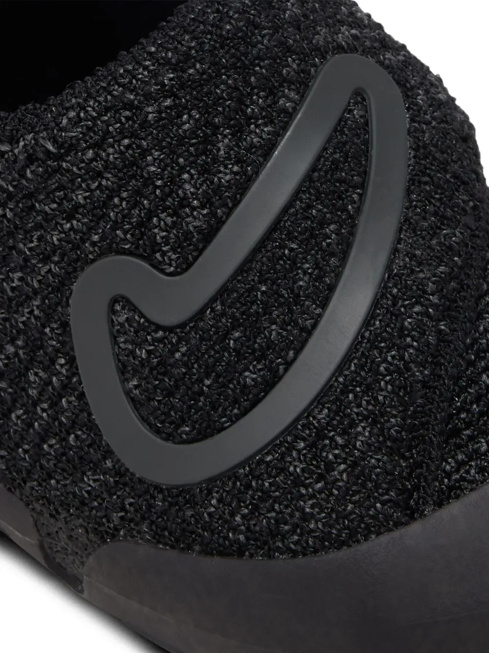 Кроссовки Swoosh 1 из фактурной вязки Nike Kids, черный — фото 4