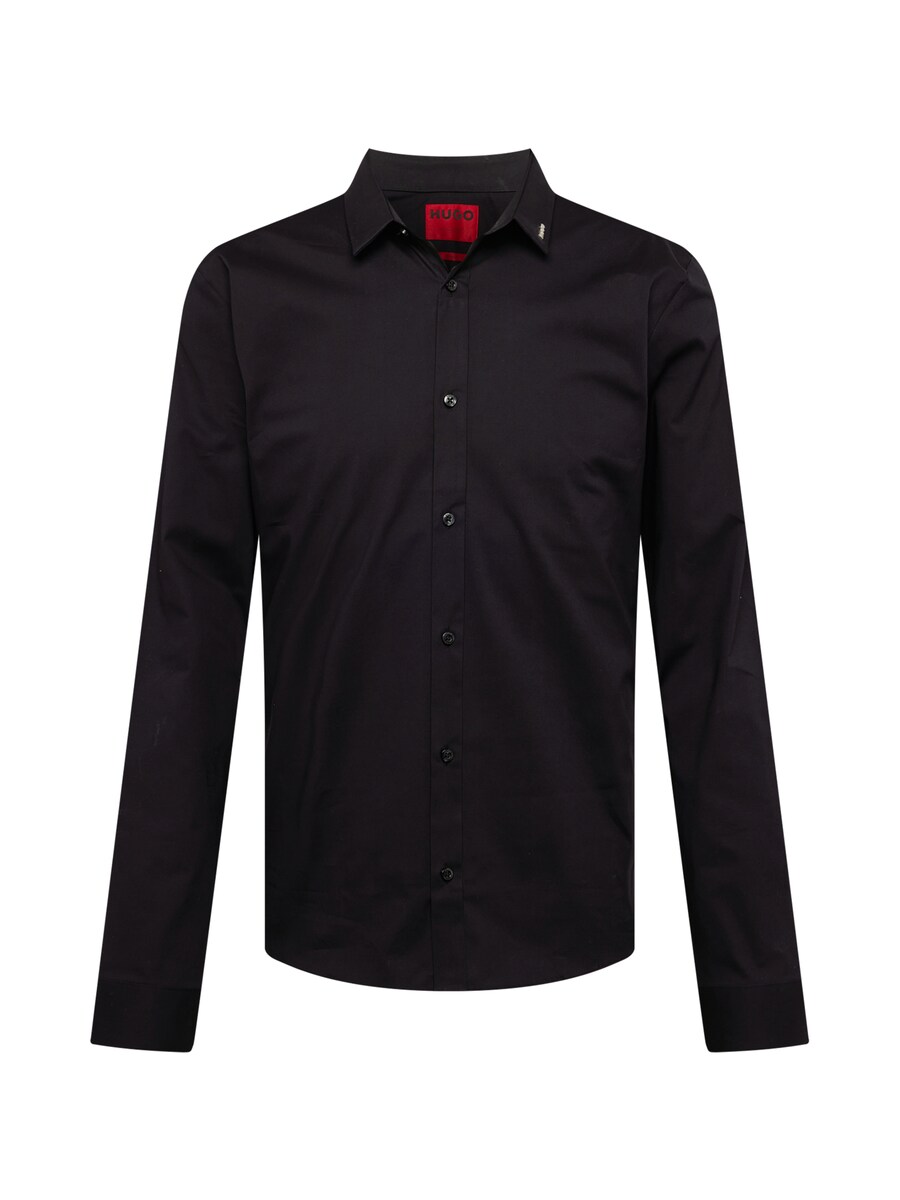 

Рубашка на пуговицах классического кроя HUGO Ero3, Black