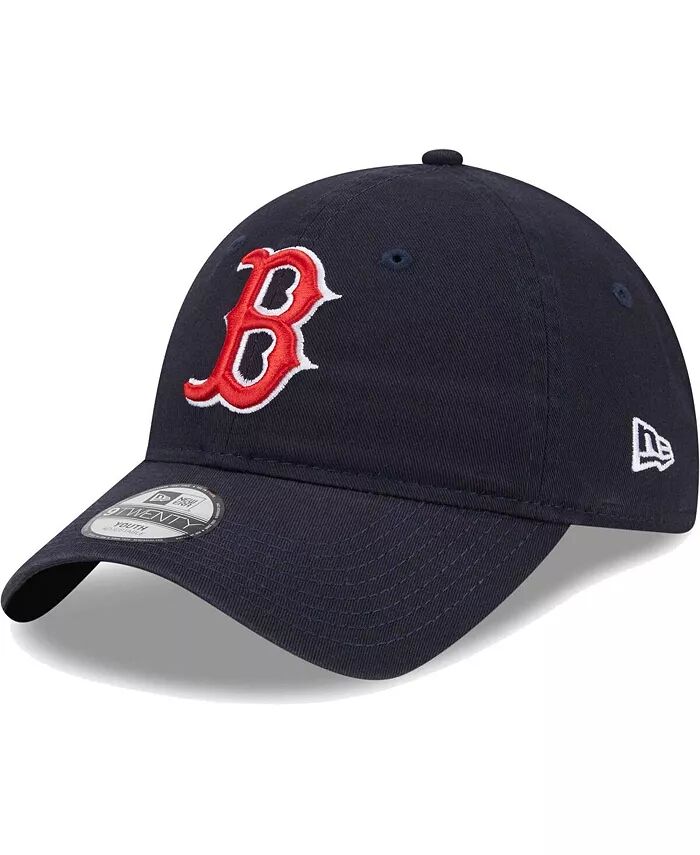 

Регулируемая кепка Little Boys and Girls Navy Boston Red Sox Team 9TWENTY New Era, синий