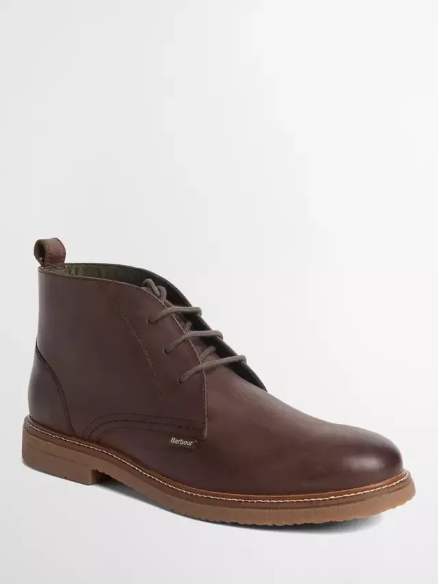 Ботинки Kirkstone Desert Boots, темно-коричневые Barbour — фото 2