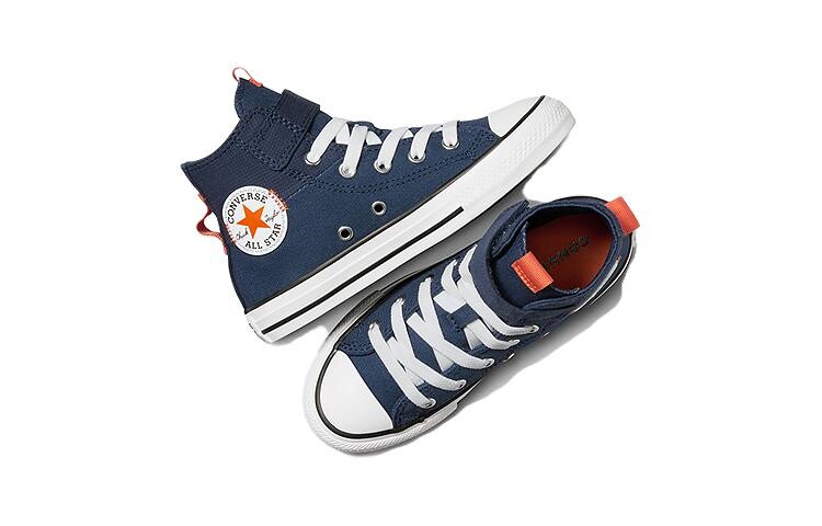 Chuck Taylor All Star Kids" парусиновые кеды для дошкольников Converse, цвет Marine Blue — фото 4