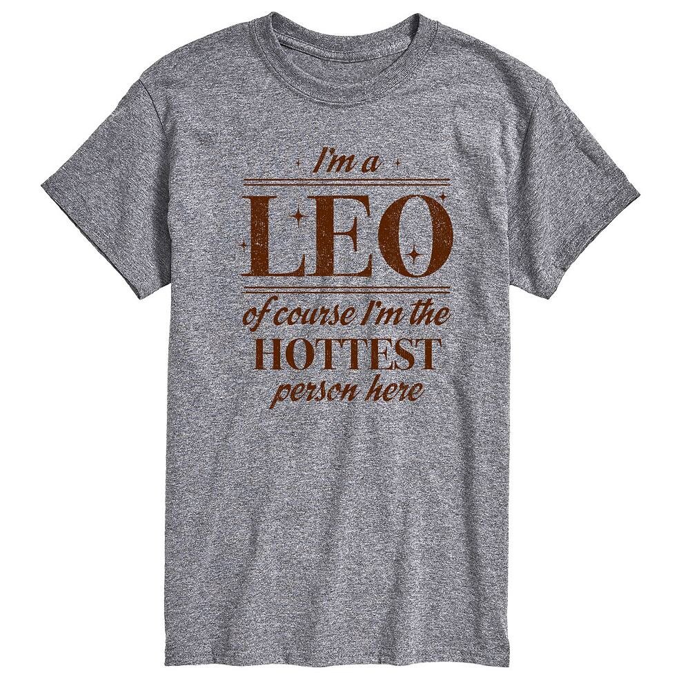 

Мужская футболка с рисунком I'm A Leo Licensed Character, цвет Heather Gray