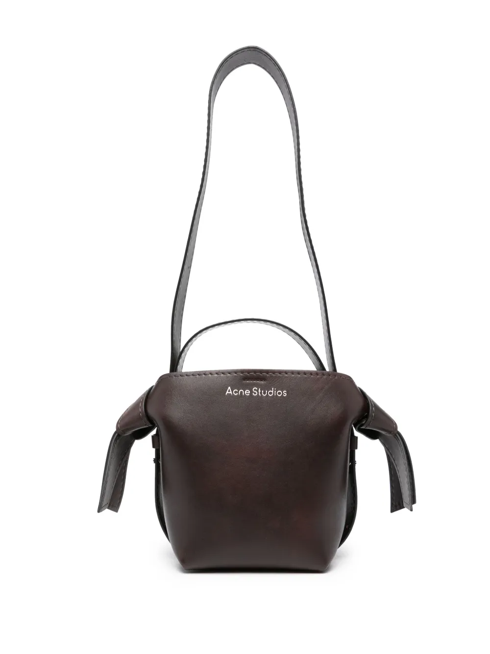 

Маленькая сумка-тоут Musubi Acne Studios, коричневый