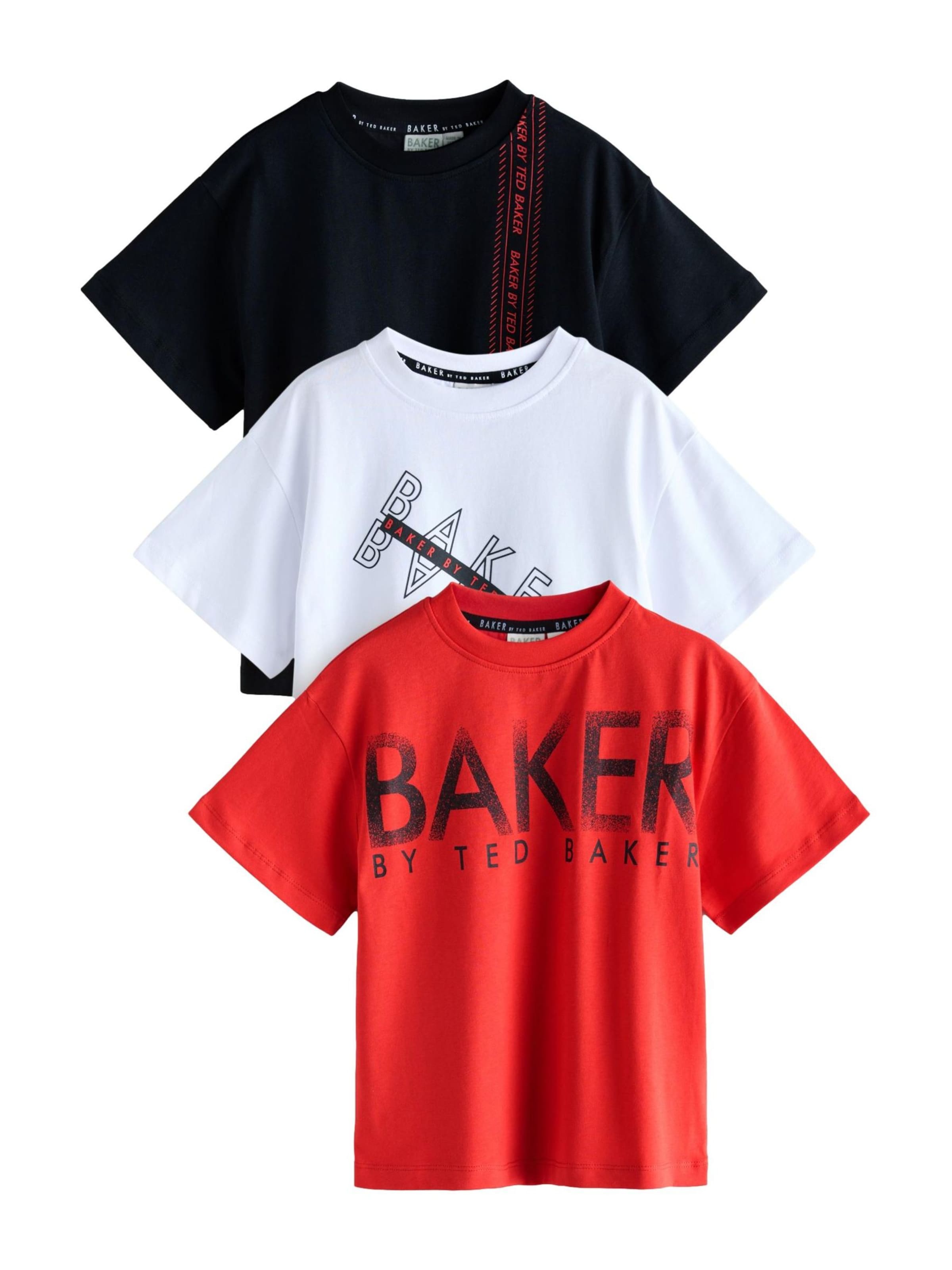 

Baker by Ted Baker Футболка в красном, черном, белом цветах