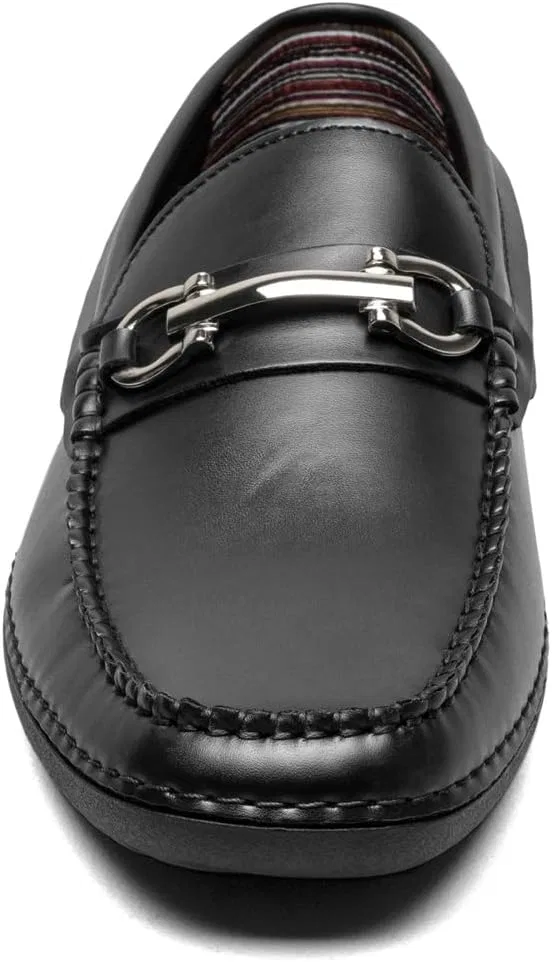 Мужские слипоны Stacy Adams Delano Driver Loafer Drivers Slippers, Black — фото 3