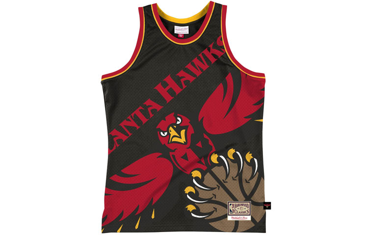 

Мужская черная баскетбольная майка Mitchell & Ness