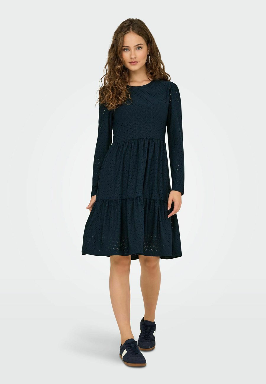 

Платье JDY JDYCARLA CATHINKA LS JRS ATK, Sky Captain/Dark Blue