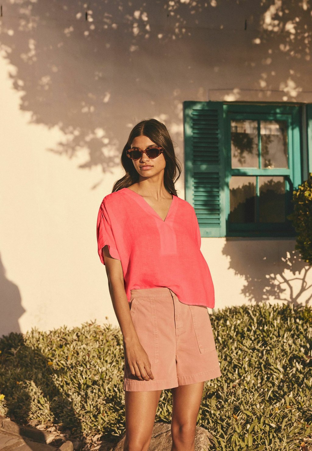 

Блуза SHORT SLEEVE OVERHEAD Next, розовый