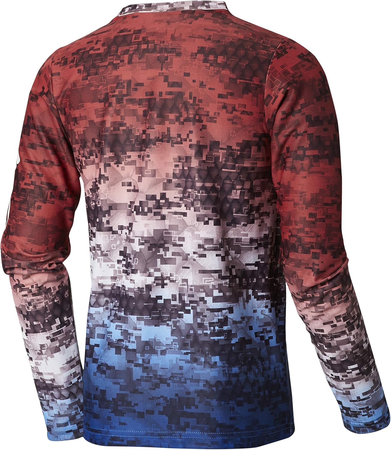 Columbia Boys Super Terminal Tackle Long Sleeve, Americana Digi Camo Fade — фото 2