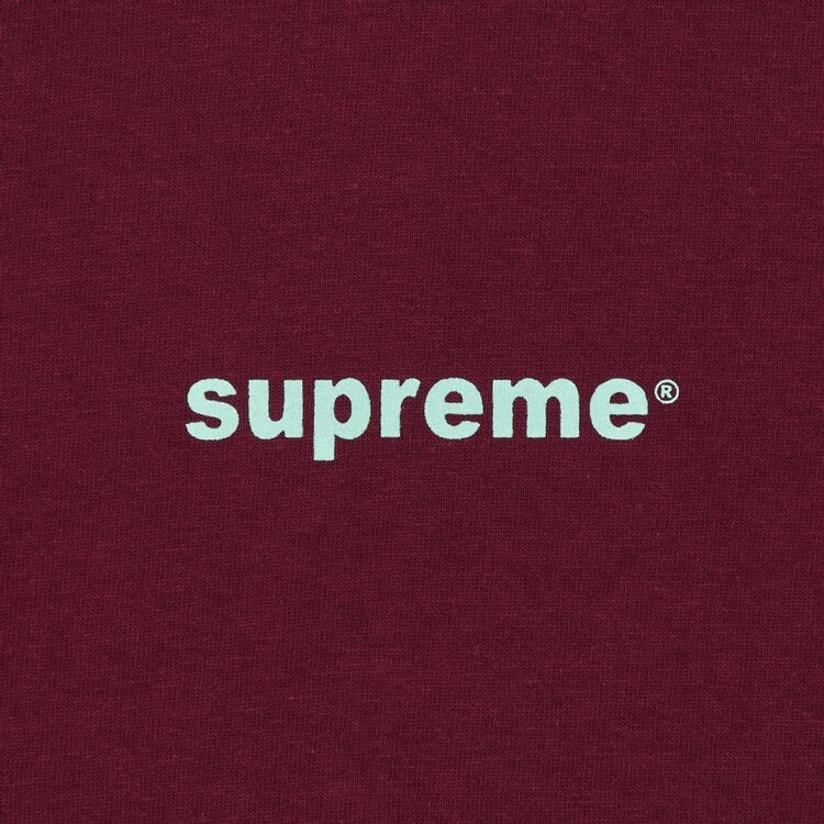Футболка Supreme Fuck Money Tee, цвет Cardinal — фото 3