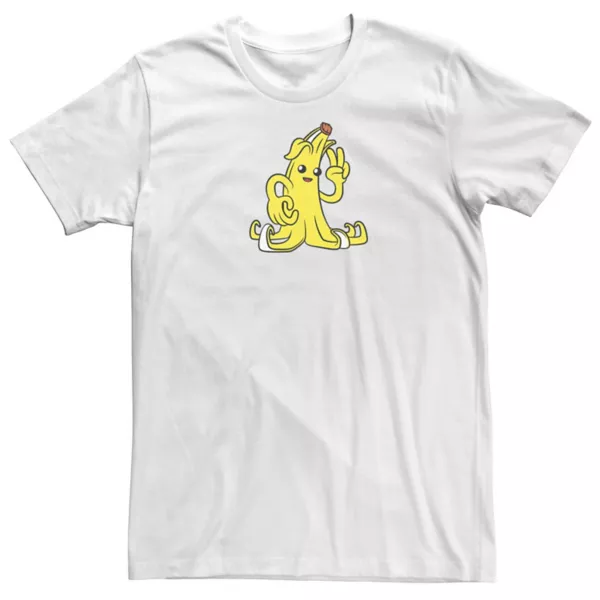 

Футболка Fortnite Peely Peace больших размеров Licensed Character, белый