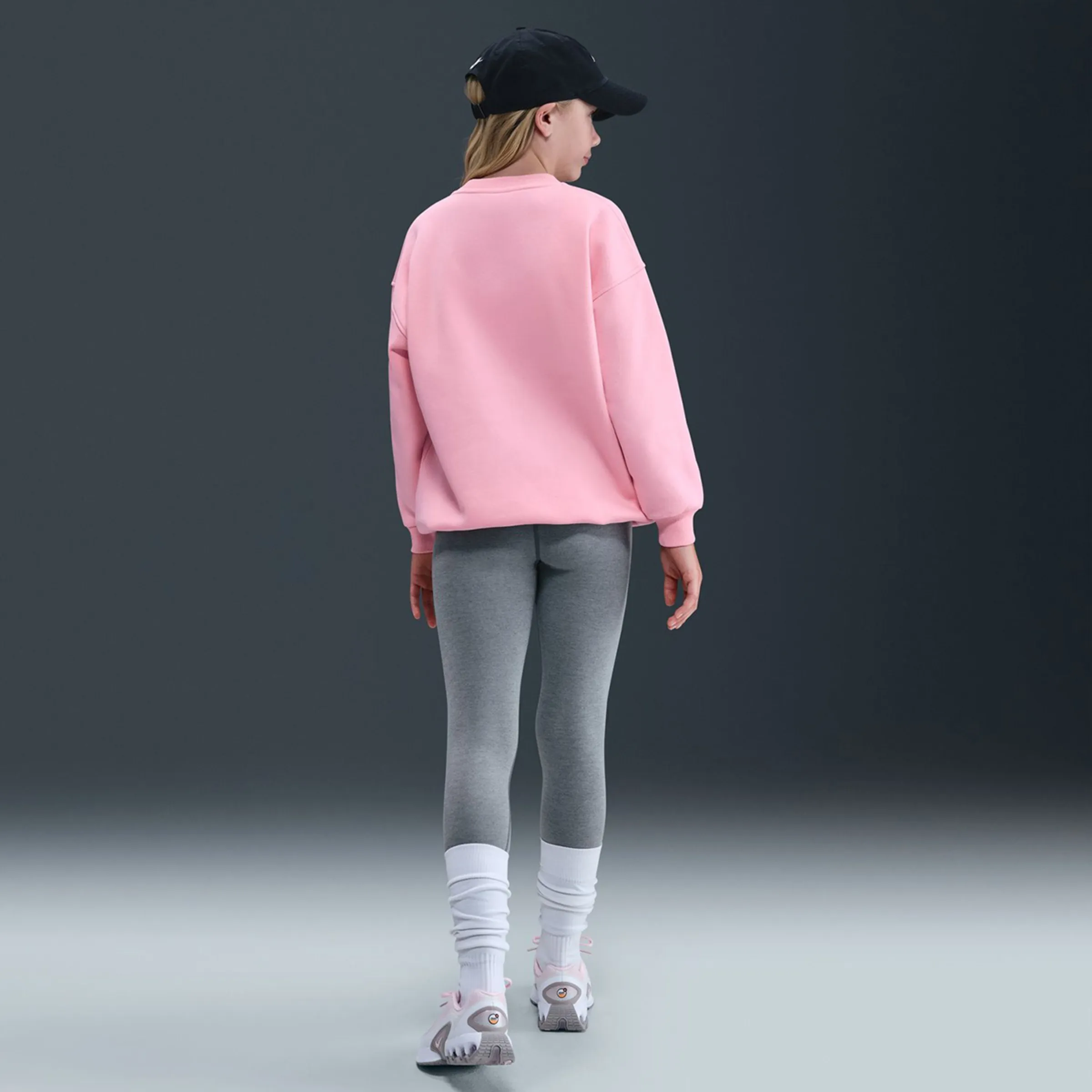 Детская толстовка Sportswear Club Fleece Nike, розовый — фото 2