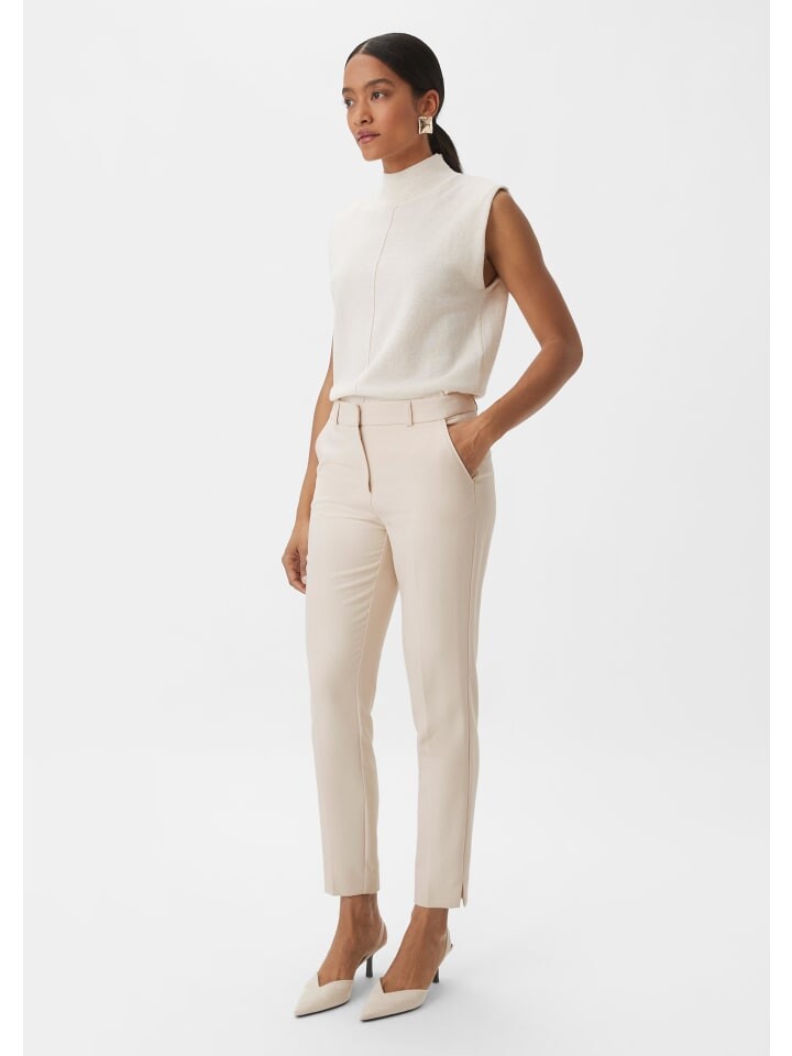 

Тканевые брюки comma, бежевый