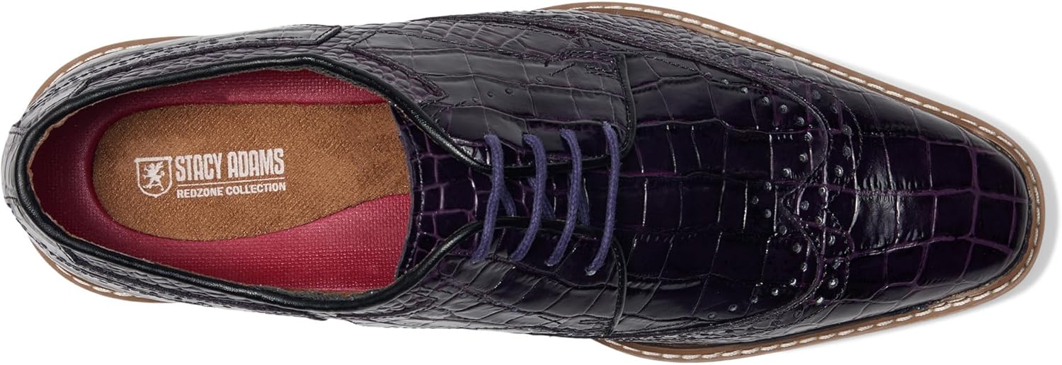 Мужские оксфорды Stacy Adams Alario Wingtip, фиолетовый — фото 2