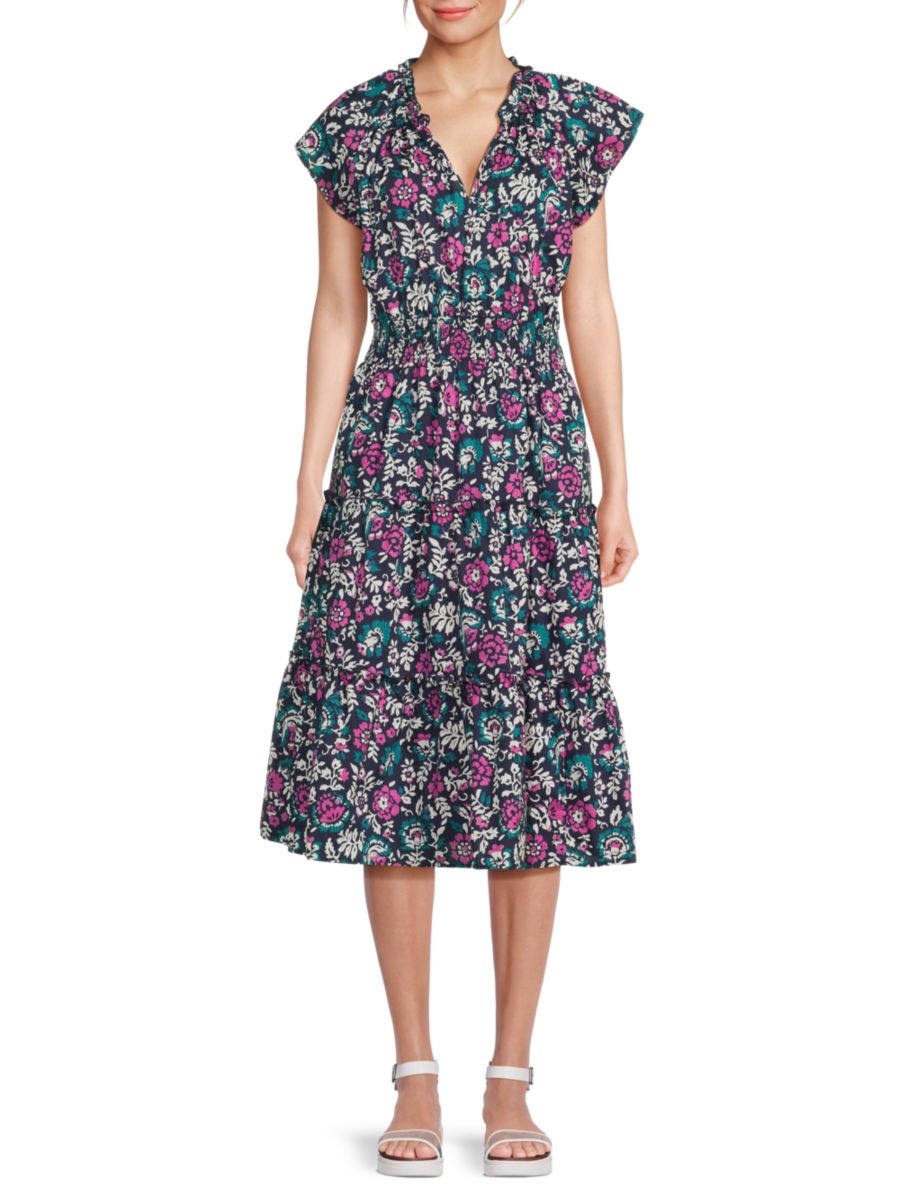 

Платье миди Amellia Floral A-Line Rails, цвет Pink Multicolor