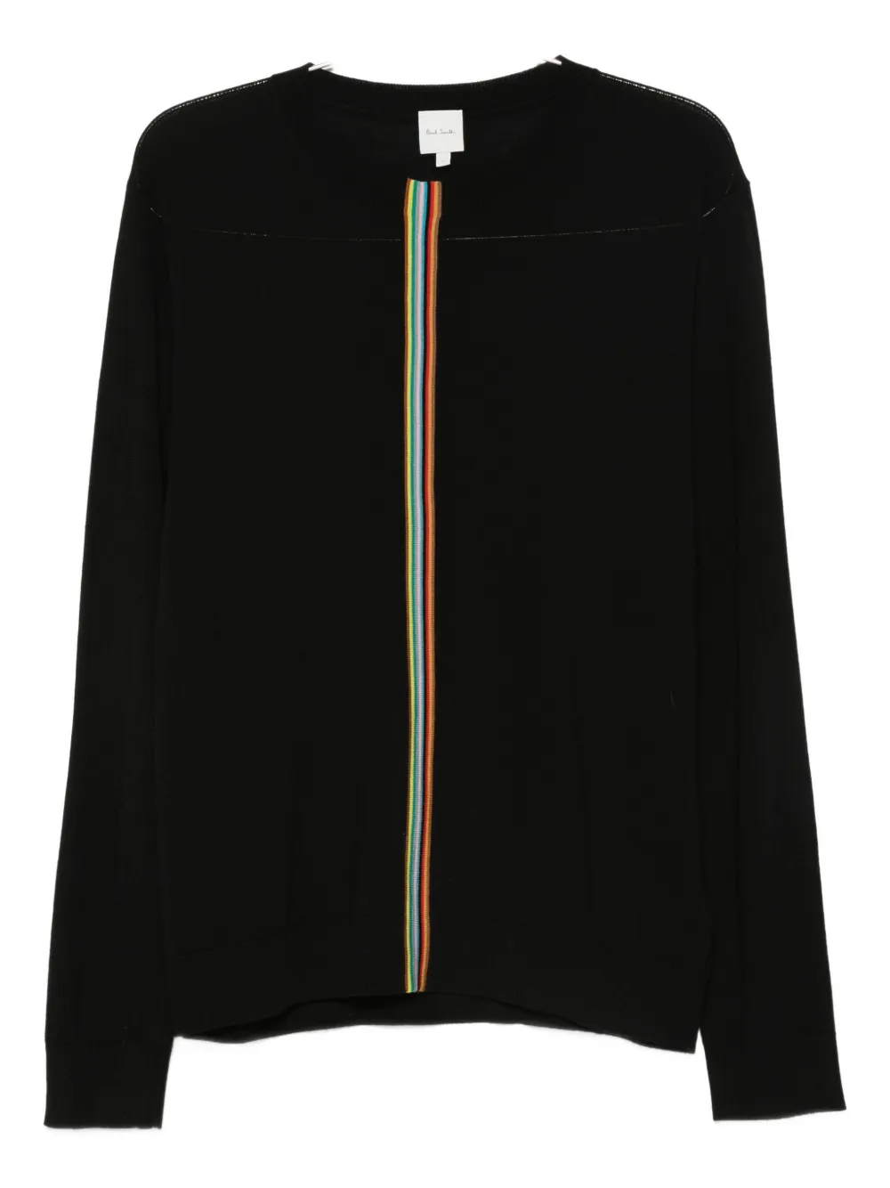 

Шерстяной свитер в радужную полоску Paul Smith, черный