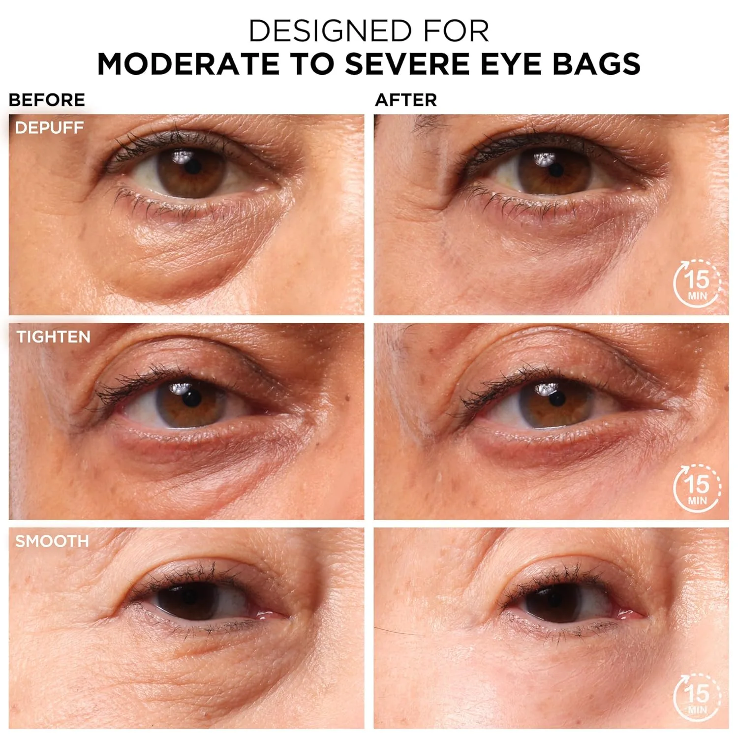 IT Cosmetics Bye Bye Under Eye Bags Daytime Treatment - корректор для уменьшения мешков под глазами, разглаживает морщины и тонкие линии, прозрачный финиш, 14,2 г 14.18 г (1 шт.) — фото 2