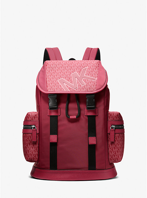

Рюкзак Cooper из нейлона с фирменным логотипом Michael Kors, красный