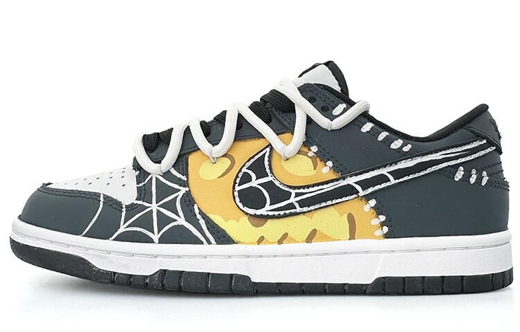 

Кроссовки Nike Dunk Skateboarding Shoes Women's Low-top Yellow, зеленый