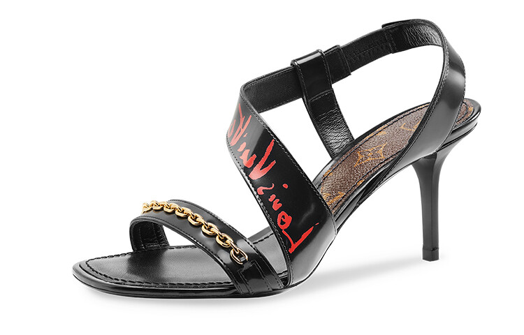 Туфли женские Louis Vuitton Grace High Heels, черный